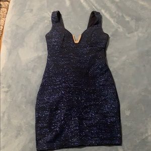 Metallic Glitter Bodycon dress.